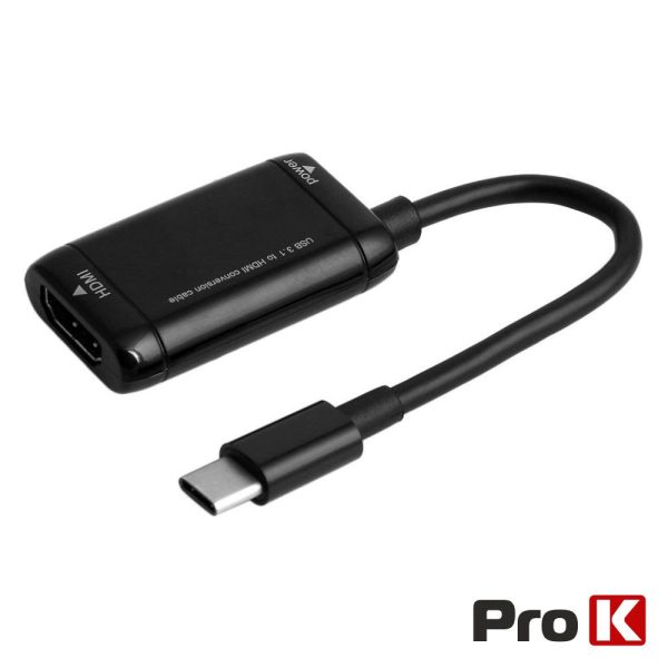 Cabo Adaptador USB-C MHL / HDMI PROK - (PK-USBCHDMI03)