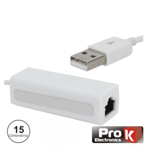 Cabo Adaptador USB / RJ45 10/100Mbps PROK - (PK-USBRJ45)