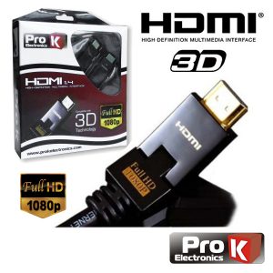 Cabo Pro HDMI 1.4 Digital Nylon Filtro 5m PROK - (FLEX5)
